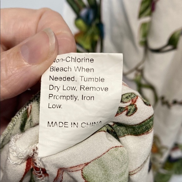 Tropical Floral Midi Sundress with Flutter Sleeves - Picture 11 of 11